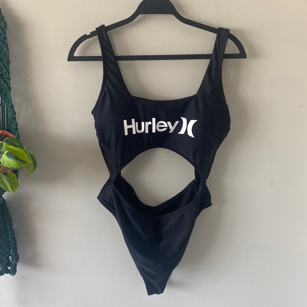 Hurley Cut-Out One Piece Swimsuit